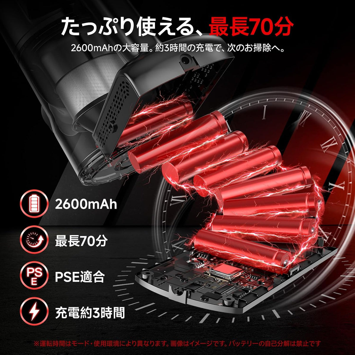 掃除機 コードレス【10月感謝祭新登場！9799800KPa強力吸引！業界初AI専用モード搭載！自走式！低騒音！軽量！収納スタンド！グリーンLED】
